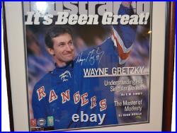 Wayne Gretzky Signed Sports Illustrated Cover Framed Limited Edition #34/99 COA