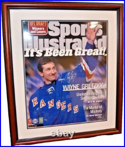 Wayne Gretzky Signed Sports Illustrated Cover Framed Limited Edition #34/99 COA
