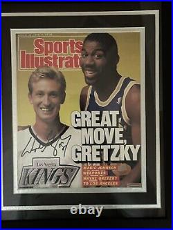 Wayne Gretzky Signed Sports Illustrated Custom Framed