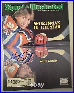 Wayne Gretzky Signed Sports Illustrated Mag 12/27/82 Edmonton Oilers Hockey JSA