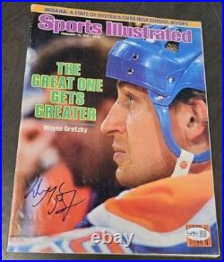 Wayne Gretzky Signed Sports Illustrated Magazine 2/18/1985 JSA COA Hockey NHL