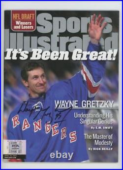 Wayne Gretzky Signed Sports Illustrated SI Magazine April 26, 1999 PSA/DNA auto