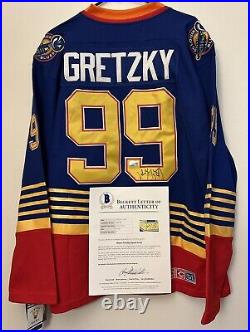 Wayne Gretzky Signed St Louis Blues Jersey Autographed Beckett BAS LOA