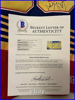 Wayne Gretzky Signed St Louis Blues Jersey Autographed Beckett BAS LOA
