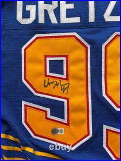 Wayne Gretzky Signed St Louis Blues Mitchell & Ness Authentic 1995-96 Jersey BAS