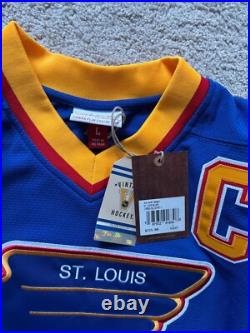 Wayne Gretzky Signed St Louis Blues Mitchell & Ness Authentic 1995-96 Jersey BAS