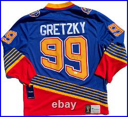 Wayne Gretzky Signed St. Louis Blues Premier Hockey Jersey Fanatics Jsa