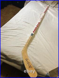 Wayne Gretzky Signed Stick Won From A Pepsi Can Contest
