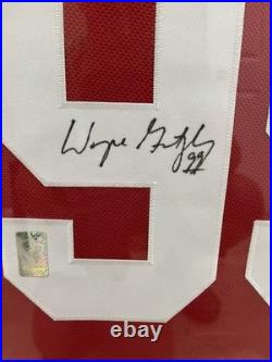 Wayne Gretzky Signed Team Canada Custom Framed Jersey Wayne Gretzky Authentic