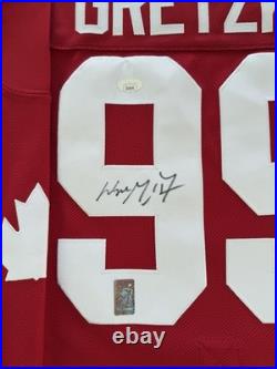 Wayne Gretzky Signed Team Canada Hockey Jersey JSA LOA WGA #99 Oilers Kings HOF