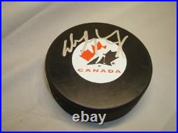 Wayne Gretzky Signed Team Canada Hockey Puck Autographed Beckett BAS LOA 1A