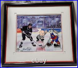 Wayne Gretzky Signed The Great Ones L. E. Cel 369/750 Upper Deck & Warner Bros