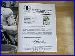 Wayne Gretzky Signed Vintage Young 11x14 Edmonton Oilers Photo Autograph Bas Coa