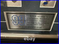 Wayne Gretzky Signed WG Auth. Framed Photo Oilers/Kings/Blues/NYR 26.5x20.5 RARE