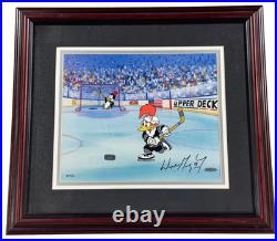 Wayne Gretzky Signed Woody Woodpecker Cel LE 02/50 Auto UDA COA Oilers HOF