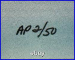 Wayne Gretzky Signed Woody Woodpecker Cel LE 02/50 Auto UDA COA Oilers HOF