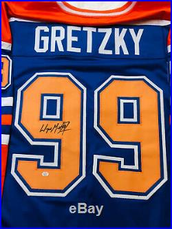 Wayne Gretzky Signed auto Edmonton Oilers Jersey with COA