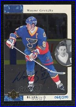 Wayne Gretzky St. Louis Blues 1999-00 SP Authentic Auto Buybacks 68/500 #127 HOF