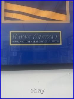 Wayne Gretzky St. Louis Blues Autographed Framed Jersey with JSA LOA
