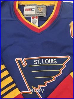 Wayne Gretzky St. Louis Blues Autographed Framed Jersey with JSA LOA