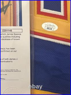 Wayne Gretzky St. Louis Blues Autographed Framed Jersey with JSA LOA