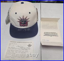 Wayne Gretzky Starter Ny Rangers Signed Auto Starter Cap Upper Deck Coa /199