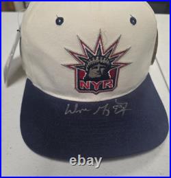 Wayne Gretzky Starter Ny Rangers Signed Auto Starter Cap Upper Deck Coa /199