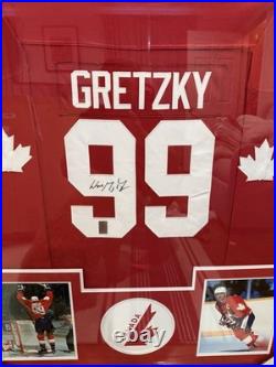 Wayne Gretzky Team Canada #99 Signed Original Hockey Jersey, Framed