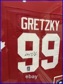 Wayne Gretzky Team Canada #99 Signed Original Hockey Jersey, Framed