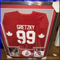 Wayne Gretzky Team Canada #99 Signed Original Hockey Jersey, Framed