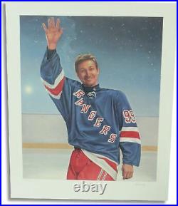 Wayne Gretzky The Great Farewell 27X33 Signed by Ken Danby Limited Litho /9999