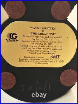 Wayne Gretzky The Great One Autographed Gartlan USA Figurine LA Kings