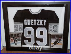 Wayne Gretzky UDA/Fanatics Double Authenticated Autographed Framed Jersey