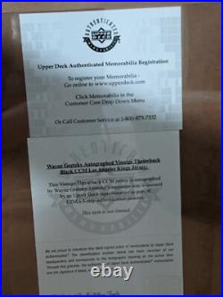 Wayne Gretzky UDA/Fanatics Double Authenticated Autographed Framed Jersey