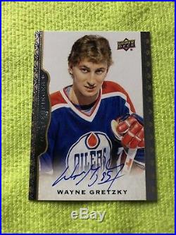 Wayne Gretzky Ud Masterpieces Auto Card