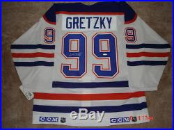 Wayne Gretzky Uda Autographed White Edmonton Jersey Uda