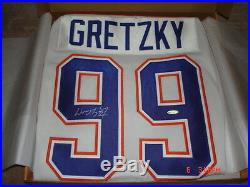Wayne Gretzky Uda Autographed White Edmonton Jersey Uda