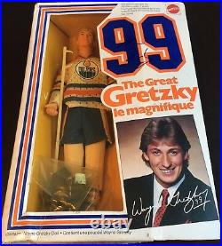 Wayne Gretzky Vintage 1983 Edmonton Oilers Mattel Doll Autographed Signed (JSA)