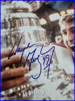 Wayne Gretzky Vintage Early Official Wga 8x10 Signed With Coa