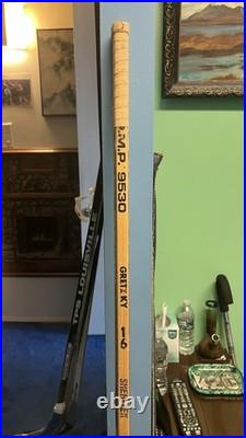 Wayne Gretzky and Brent Gretsky Autographed Hockey Stick. Also Game Used