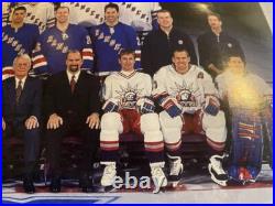 Wayne Gretzky autograph New York Rangers Signatures Entire Team And Coaches NHL