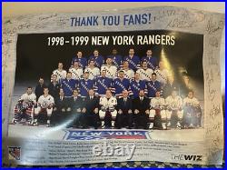 Wayne Gretzky autograph New York Rangers Signatures Entire Team And Coaches NHL