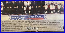 Wayne Gretzky autograph New York Rangers Signatures Entire Team And Coaches NHL