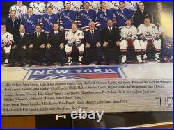 Wayne Gretzky autograph New York Rangers Signatures Entire Team And Coaches NHL
