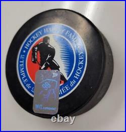 Wayne Gretzky autograph signed HOF Induction Official Puck LE /499 WGA Authentic