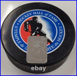 Wayne Gretzky autograph signed HOF Induction Official Puck LE /499 WGA Authentic