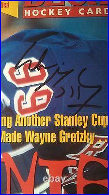 Wayne Gretzky autographed Magazine JSA New York Rangers Signed Hall Of Fame
