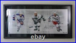 Wayne Gretzky autographed collage photo with deluxe frame Upper Deck COA