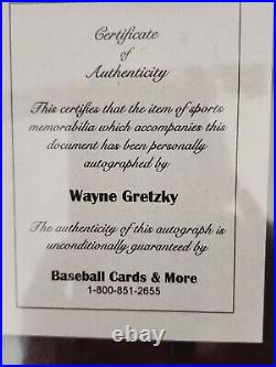 Wayne Gretzky autographed signed Photo plaque #99 Los Angeles Kings (BRS)