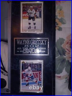 Wayne Gretzky autographed signed auto Goal 802 LA Kings 8x10 photo plaque COA